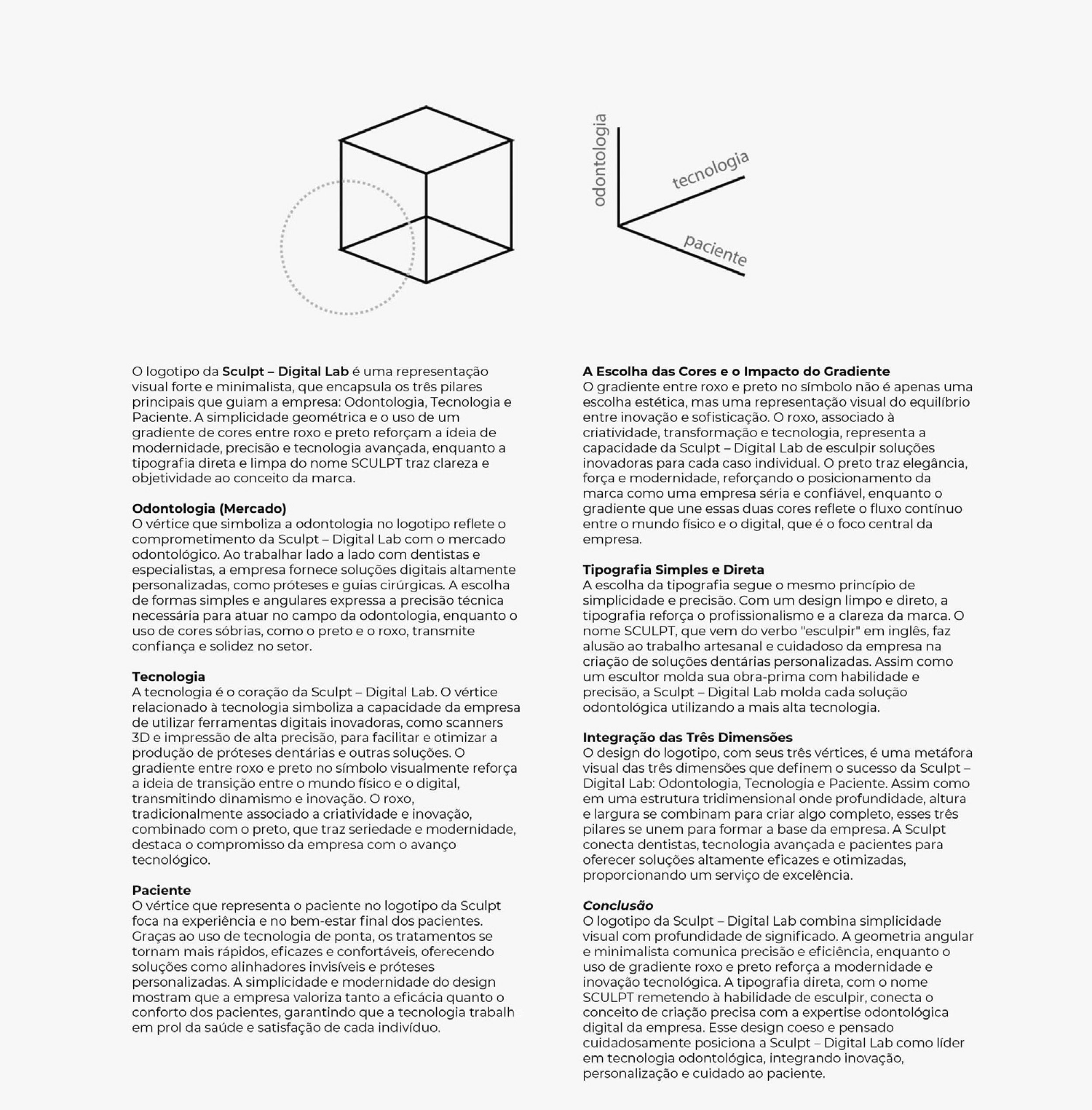 Sculpt Digital Lab - Logo e Identidade Visual para Dentista. Ciniello Design