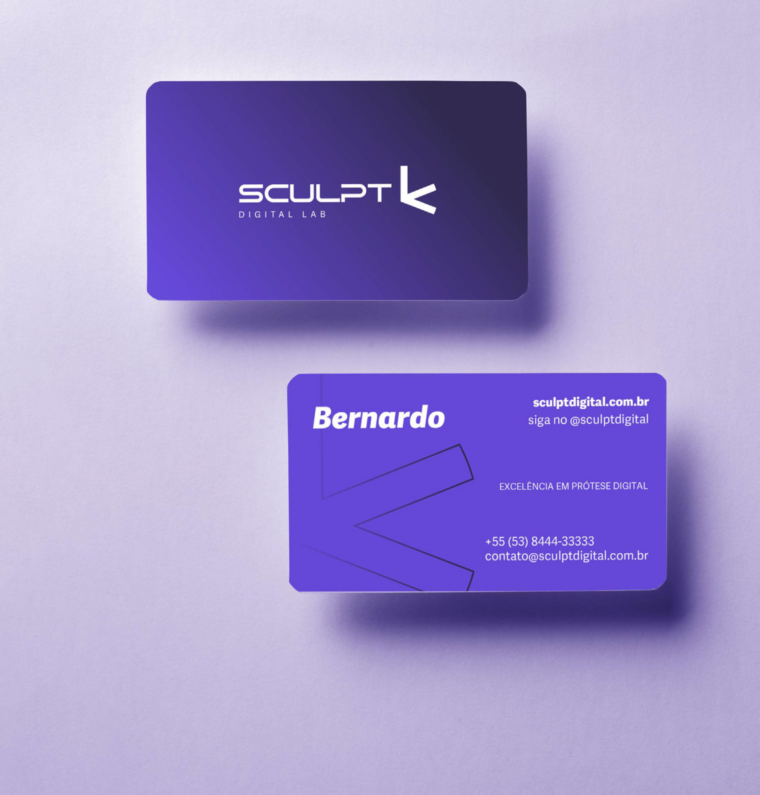 Sculpt Digital Lab - Logo e Identidade Visual para Dentista. Carta de Visitas - Ciniello Design
